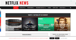Desktop Screenshot of netflix-news.com
