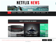 Tablet Screenshot of netflix-news.com